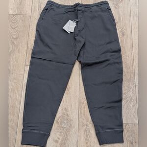 $1270 Mens TOM FORD Cotton Jersey Jogger Pants Dark Gray 52 US 36